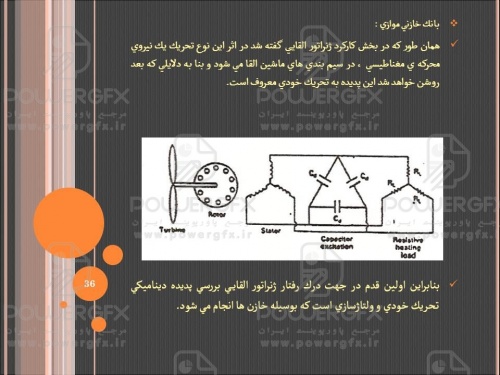 پاورپوینت ژنراتورهای القایی