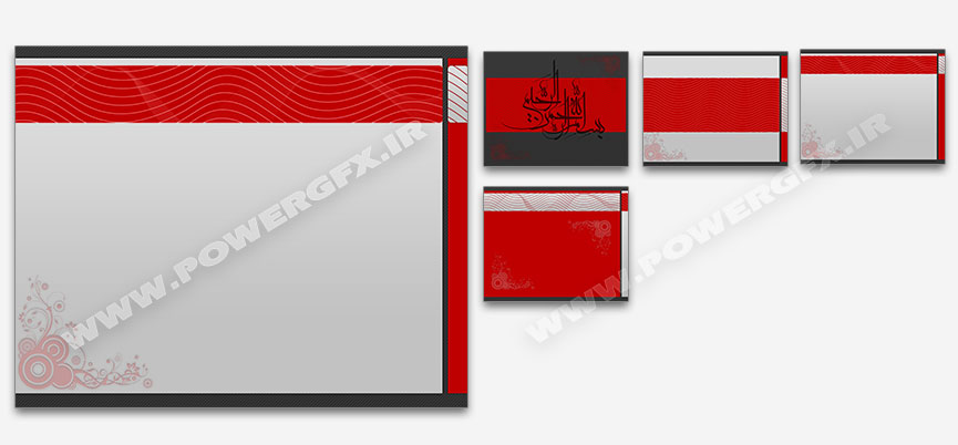 قالب پاورپوینت رایگان قرمز زمینه پاورپوینت قرمز
